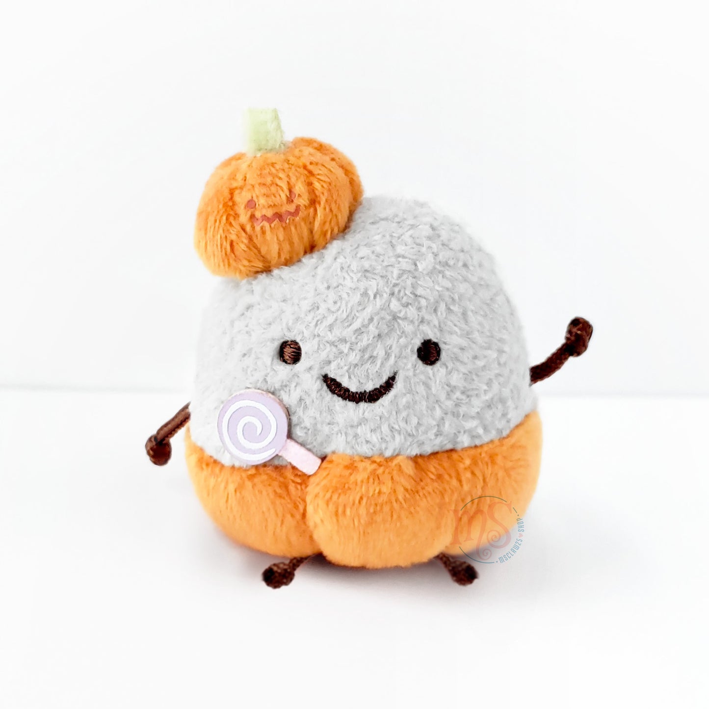 Sumikko Gurashi | Minikko Halloween | Hokori Dust (Pumpkin) Tenori Mini Plush