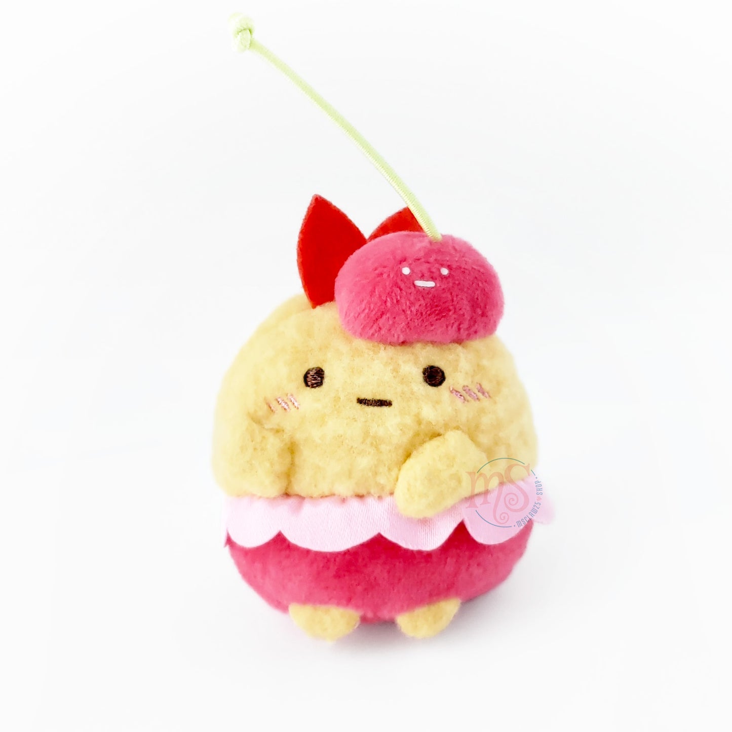 Sumikko Gurashi | Penpen Fruit Vacation | Ebifurai no Shippo (Cherry) Tenori Mini Plush