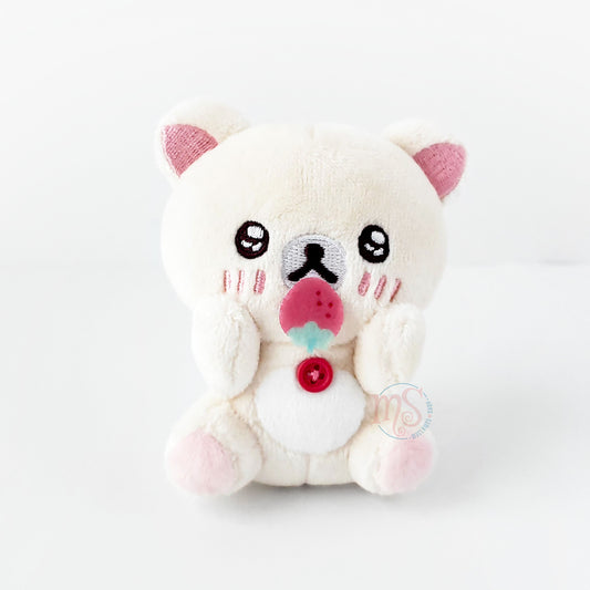 Rilakkuma | Strawberry Life | Korilakkuma (Sparkling) Tenori Mini Plush