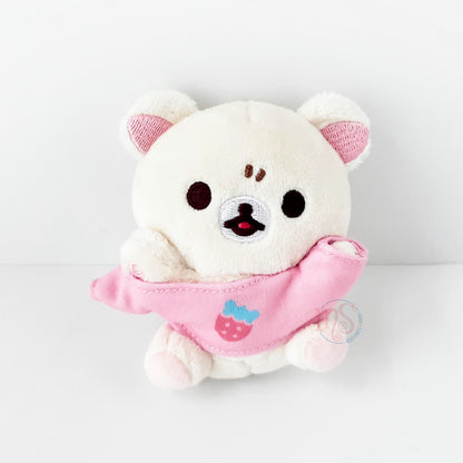 Rilakkuma | Strawberry Life | Korilakkuma (T-Shirt) Tenori Mini Plush