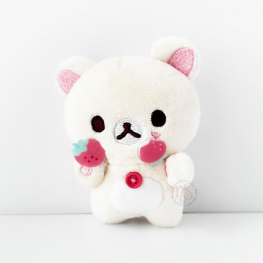 Rilakkuma | Strawberry Life | Korilakkuma (Strawberry) Tenori Mini Plush