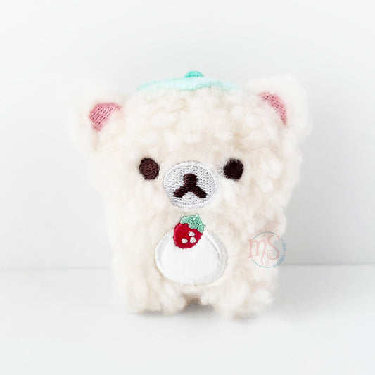 Rilakkuma | Strawberry Life | Korilakkuma's Toy Bear Tenori Mini Plush