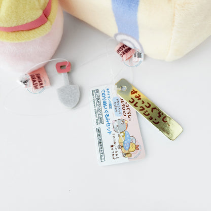 Sumikko Gurashi | Mole's House | Pink Tapioca (Miner) & Trolley Bed Tenori Mini Plush Set | Shop Limited