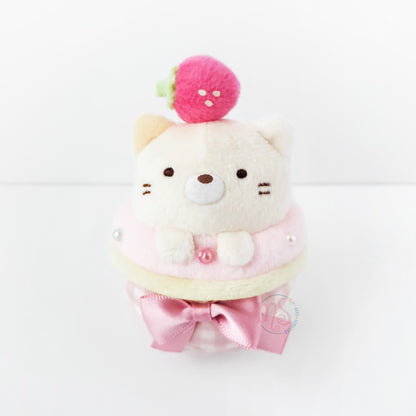 Sumikko Gurashi | Cat Siblings and Sweet Shop | Neko Cat (Cup Cake) Tenori Mini Plush