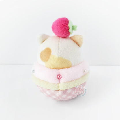 Sumikko Gurashi | Cat Siblings and Sweet Shop | Neko Cat (Cup Cake) Tenori Mini Plush