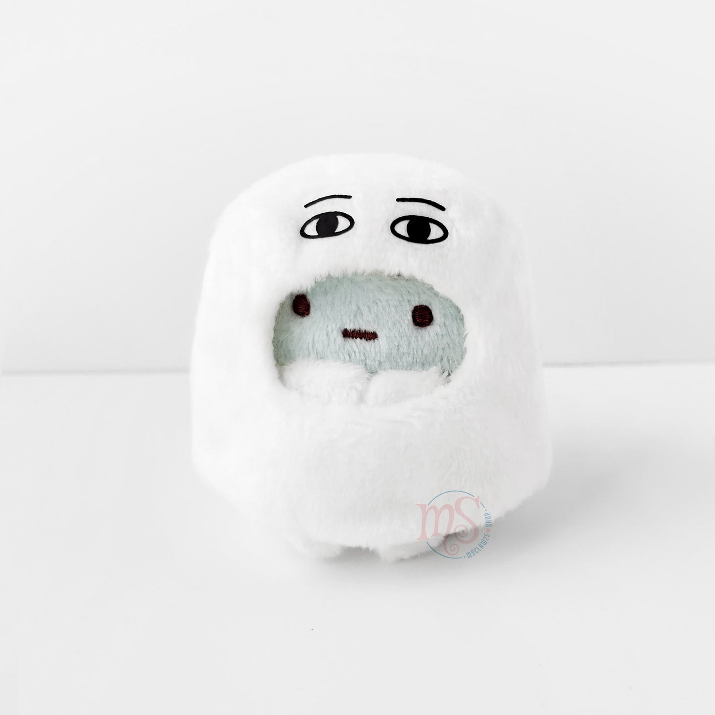 Sumikko Gurashi | Ancient Egypt Exhibition | Tapioca & Mummy Bed Tenori Mini Plush Set | Collab Limited