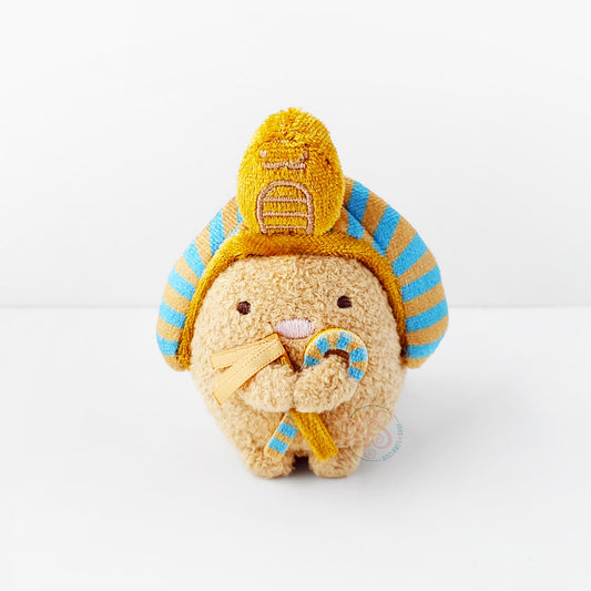 Sumikko Gurashi | Ancient Egypt Exhibition | Tonkatsu (Tutankhamun) Tenori Mini Plush | Collab Limited