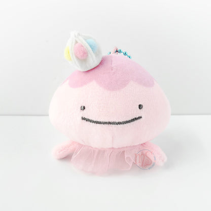 Jinbesan | Jinbesan & Ice Kurage | Daio Ice Kurage Jellyfish (Ice-cream) Keychain Mini Plush