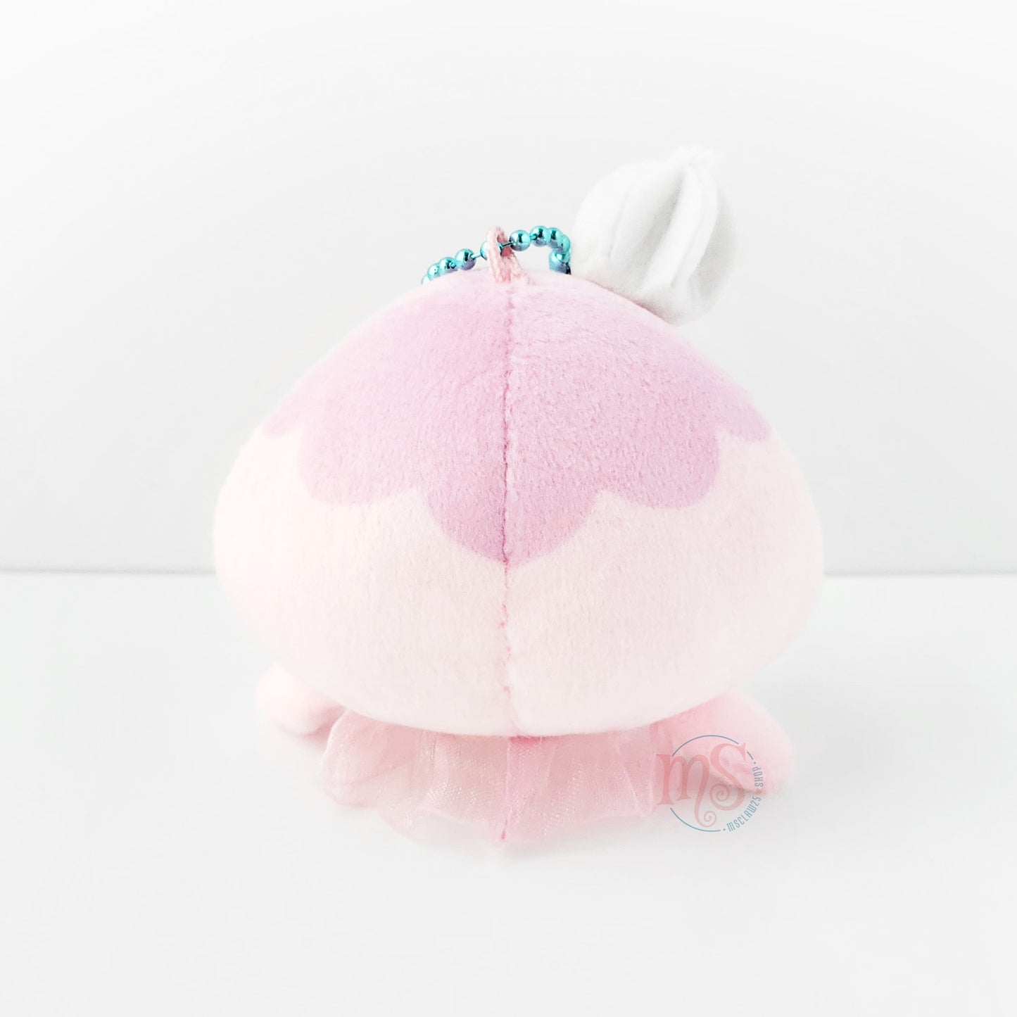 Jinbesan | Jinbesan & Ice Kurage | Daio Ice Kurage Jellyfish (Ice-cream) Keychain Mini Plush