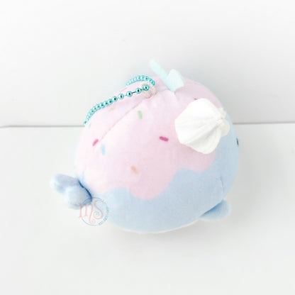 Jinbesan | Jinbesan & Ice Kurage | Maigo No Kokujira Whale (Ice-cream) Keychain Mini Plush