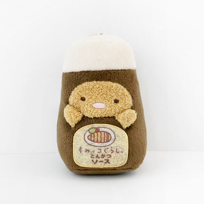 Sumikko Gurashi | Sumikko Market | Tonkatsu (Sauce) Keychain Tenori Mini Plush