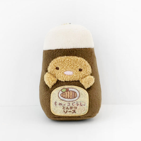 Sumikko Gurashi | Sumikko Market | Tonkatsu (Sauce) Keychain Tenori Mini Plush