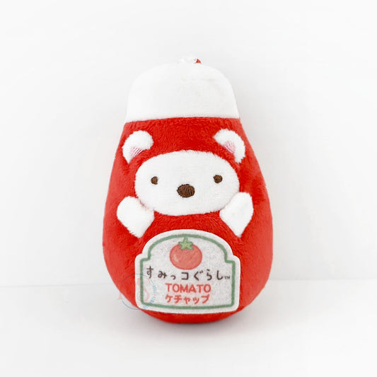 Sumikko Gurashi | Sumikko Market | Shirokuma (Ketchup) Keychain Tenori Mini Plush