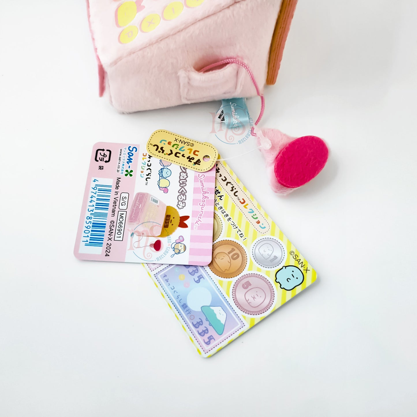 Sumikko Gurashi | Sumikko-Markt | Ebi-Registrierkassenszene, kleines Plüschtier