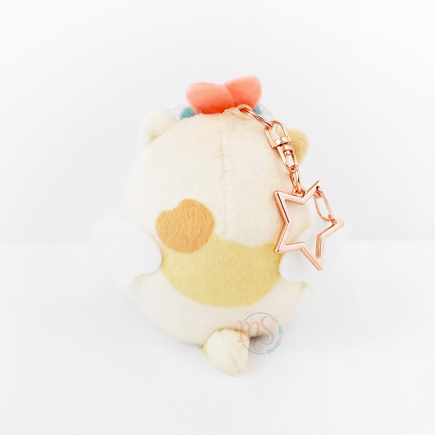 Sumikko Gurashi | Angel Idol | Neko Cat (Ebi) Keychain Tenori Mini Plush