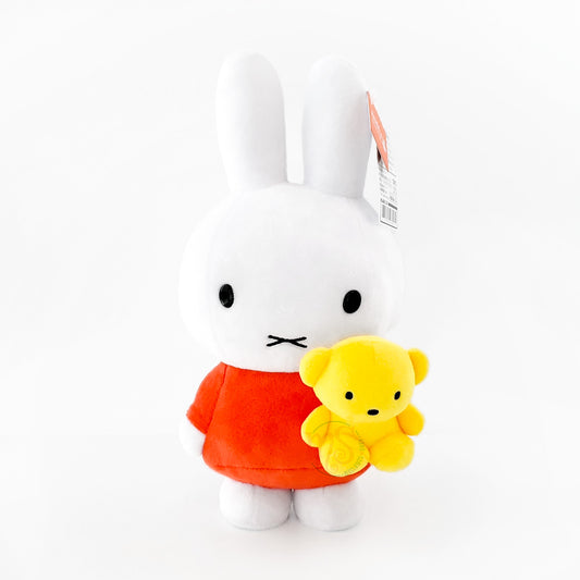 Miffy | With Bear Kuma-chan (Bruna Red) Plush