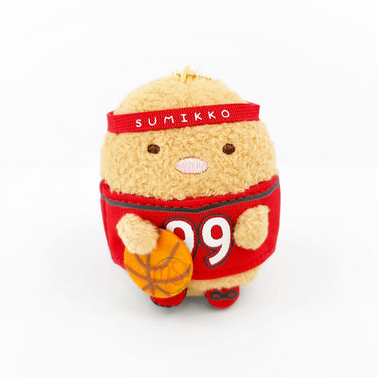 Sumikko Gurashi |  Xebio Basketball 2 | Tonkatsu Keychain Tenori Mini Plush | Collab Limited