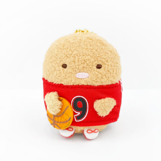 Sumikko Gurashi |  Xebio Basketball 1 | Tonkatsu Keychain Tenori Mini Plush | Collab Limited