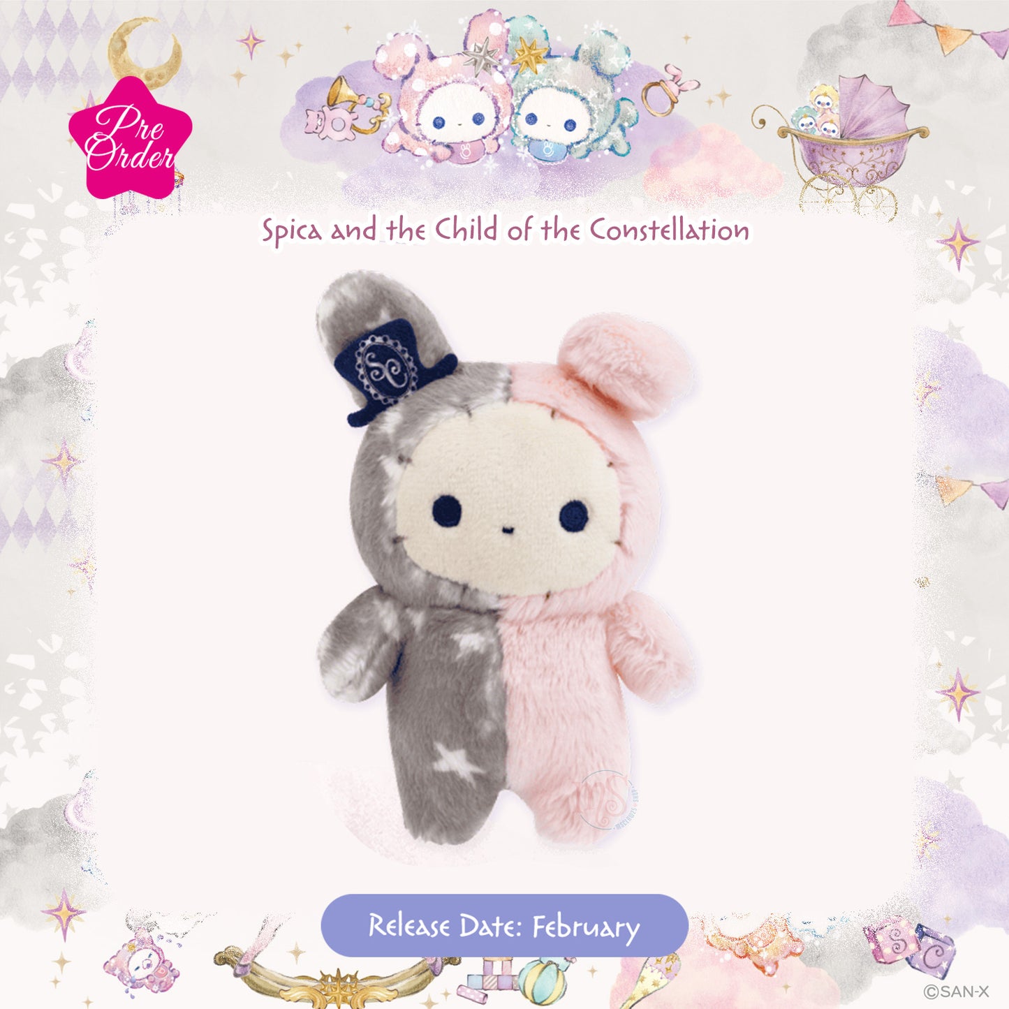 PRE-ORDER | Sentimental Circus | Spica and Child of the Constellation | Spica Tenori Mini Plush