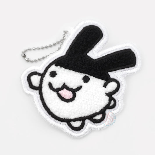 Tamagotchi |  Embroidered Patch Charm | Mimitchi Keychain with Clip