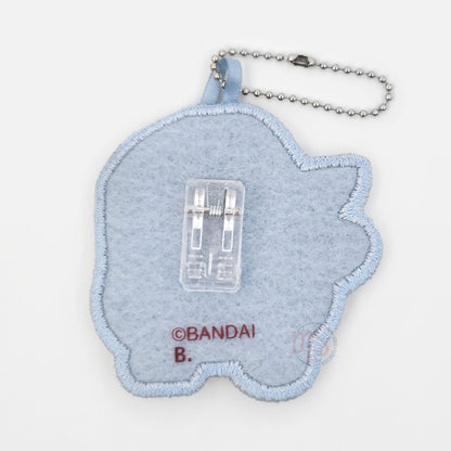 Tamagotchi |  Embroidered Patch Charm | Ginjirotchi Keychain with Clip