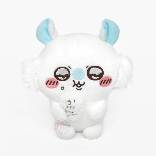 Chiikawa | Food Series | Momonga (Rice Ball) Munching Small Plush