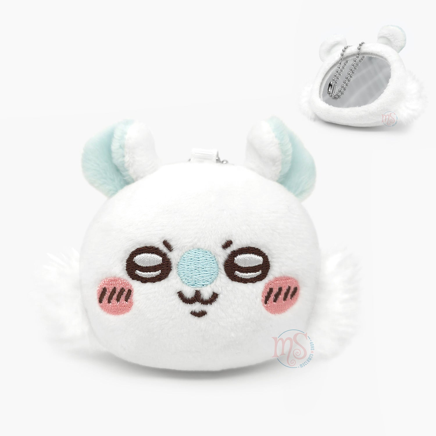 Momonga Mini Chiikawa | Momonga Face Mini Plush Mirror – MSClaw25