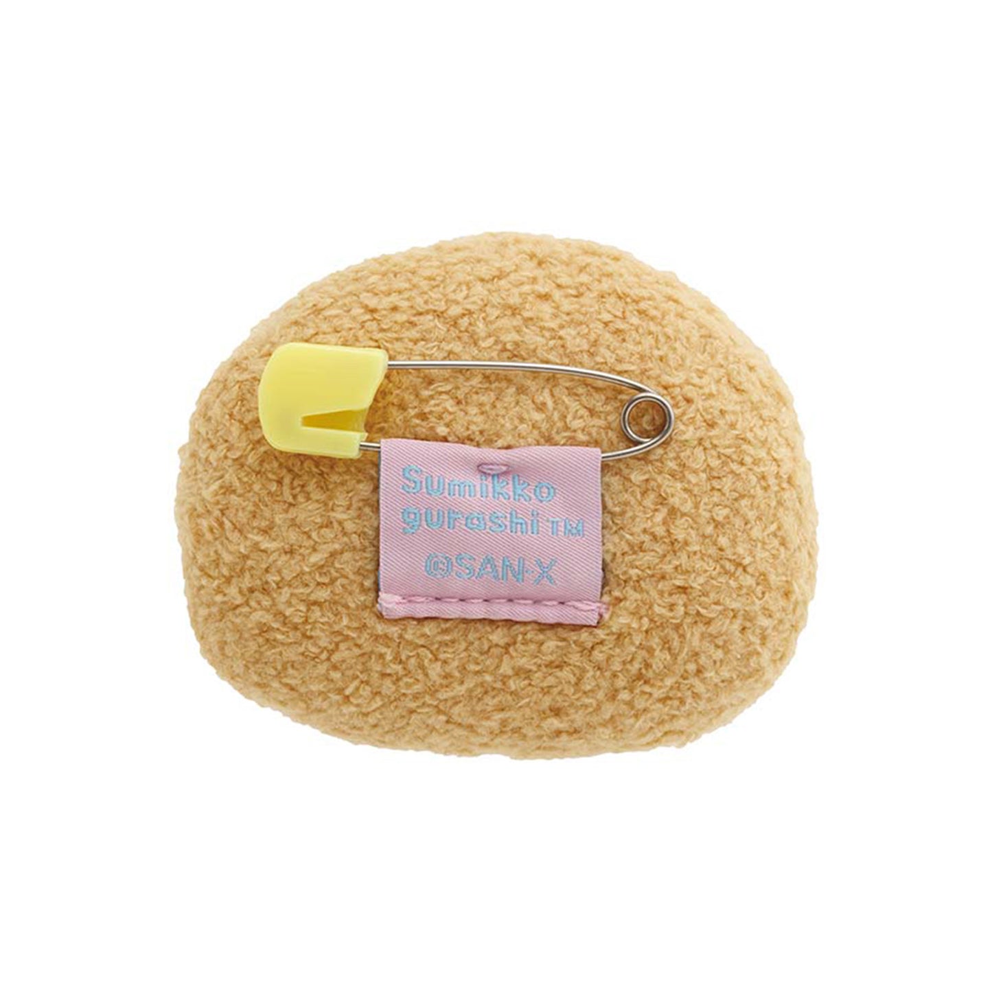 Sumikko Gurashi | Emoji Series | Tonkatsu (Crying) Mini Plush Badge