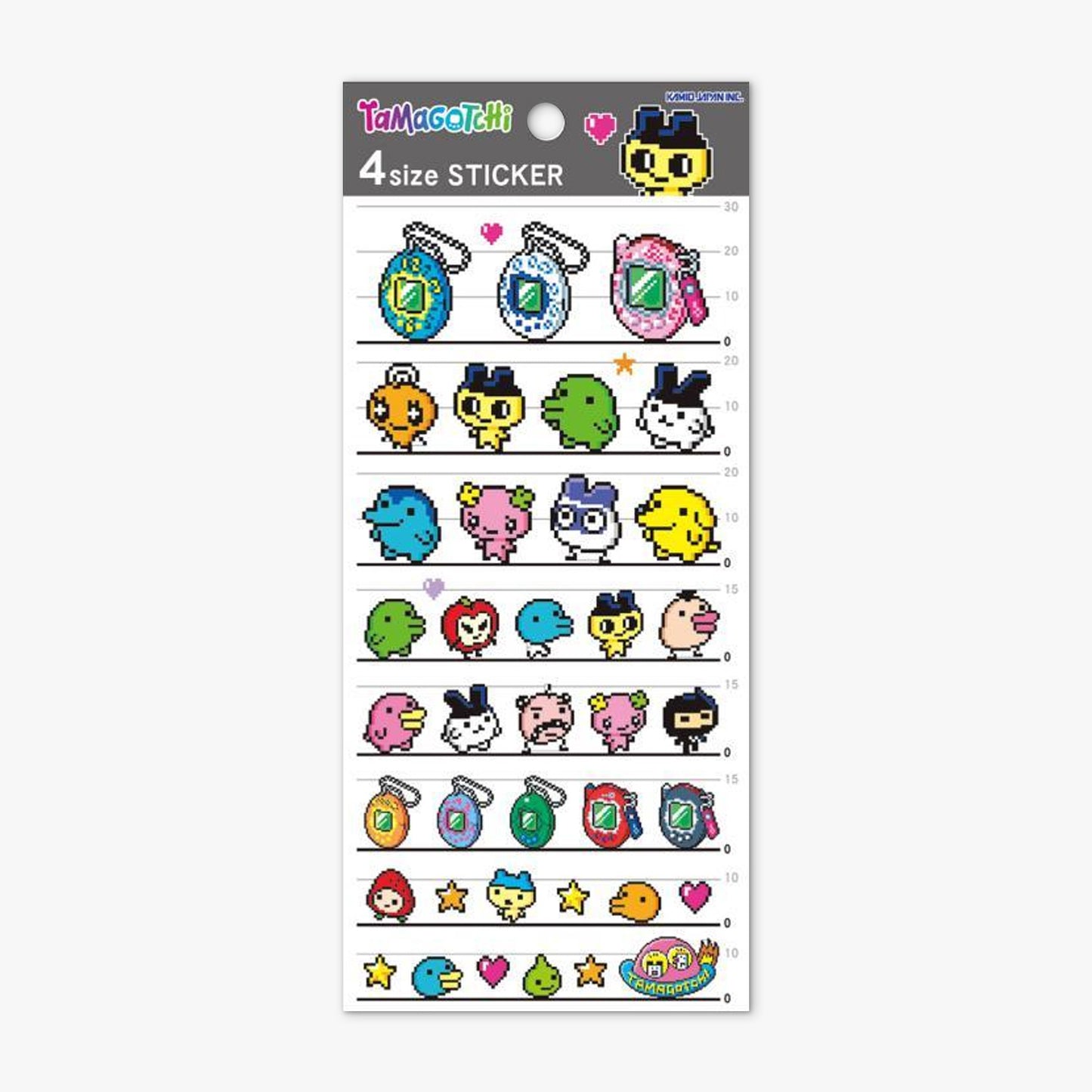 Tamagotchi | 4-size | Color Pixel Stickers