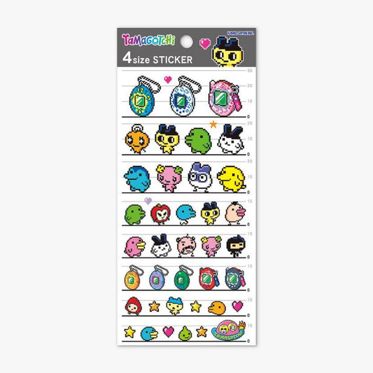 Tamagotchi | 4-size | Color Pixel Stickers