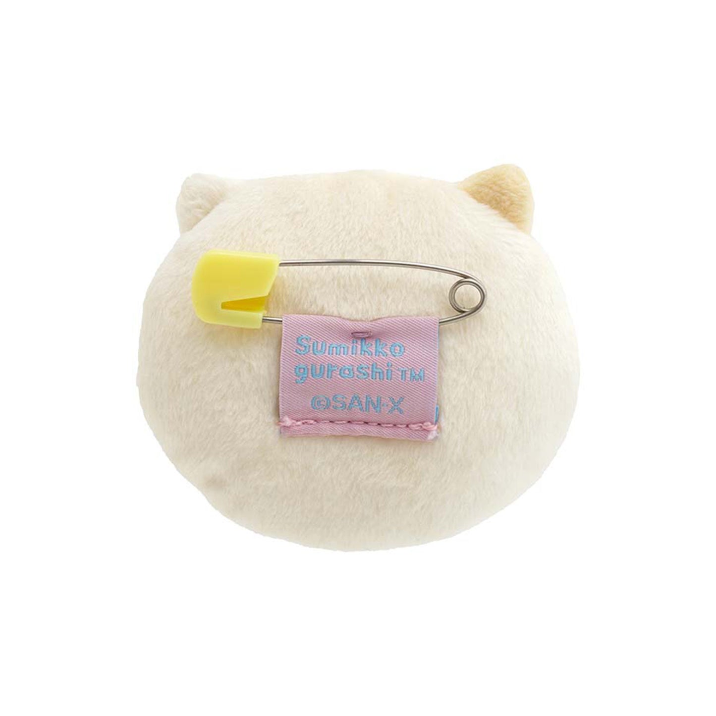 PRE-ORDER | Sumikko Gurashi | Emoji Series | Neko Cat (Star Struck) Mini Plush Badge