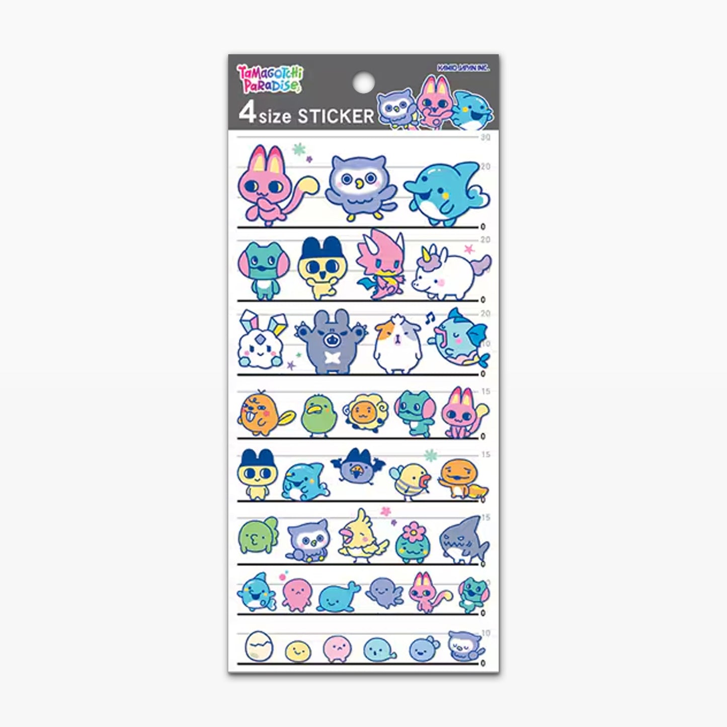 Tamagotchi | 4-size | Paradise Style B Stickers