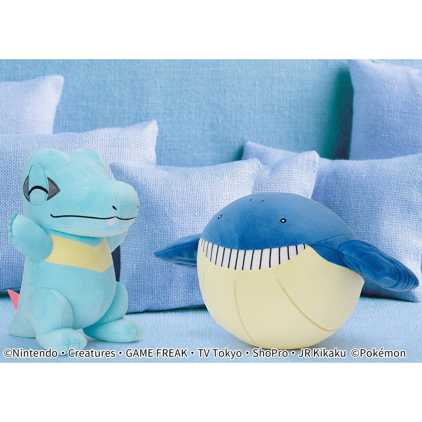 Pokémon | Blue Color Selection | Totodile Smiling Plush