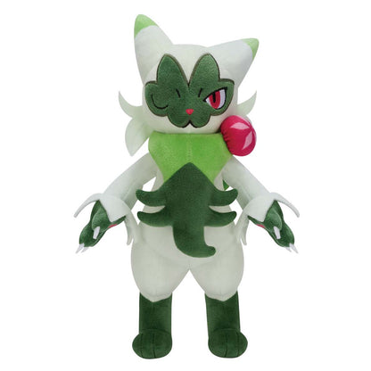 Pokémon | Sélection de couleur verte | Peluche Poussacha Clignant de l'œil