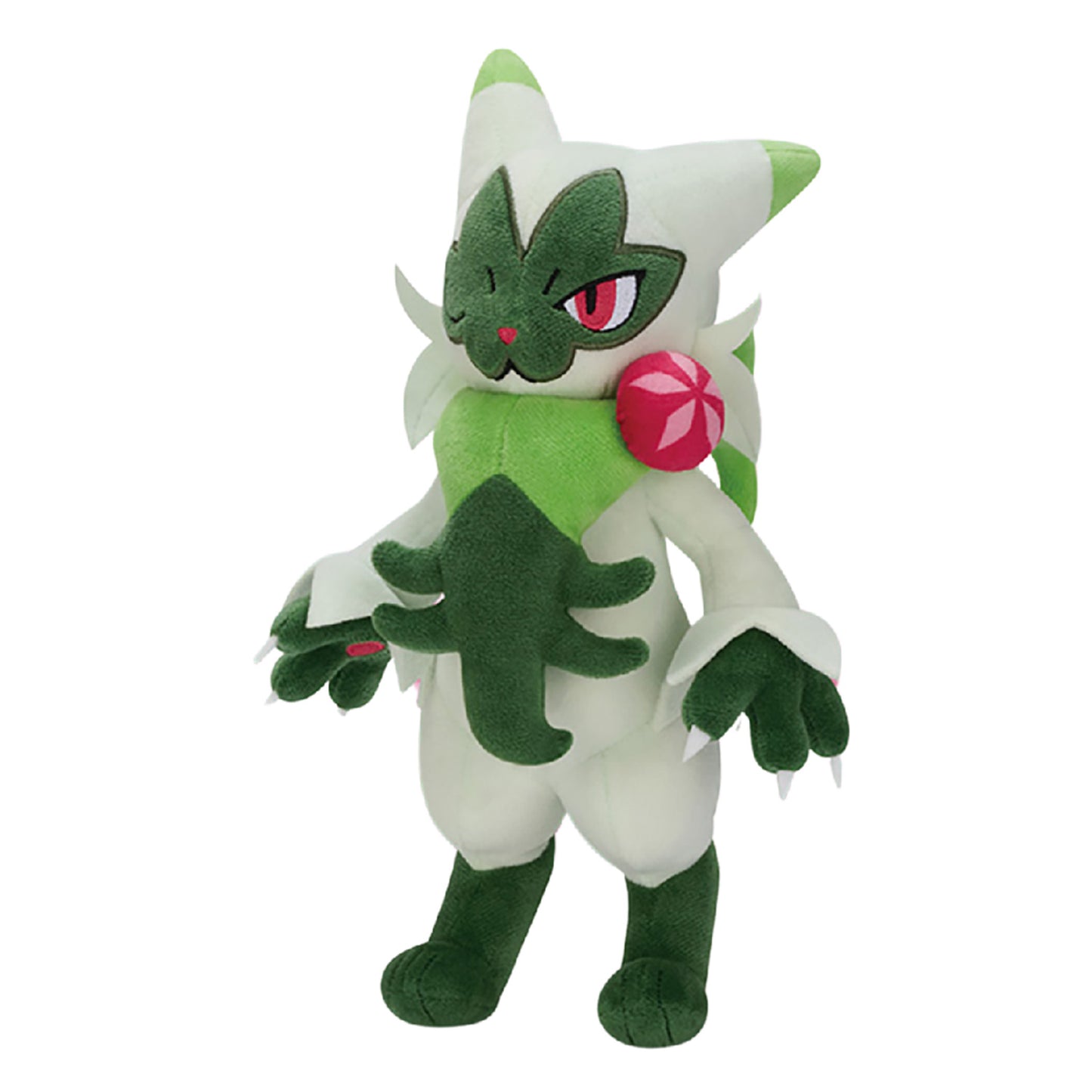 Pokémon | Sélection de couleur verte | Peluche Poussacha Clignant de l'œil