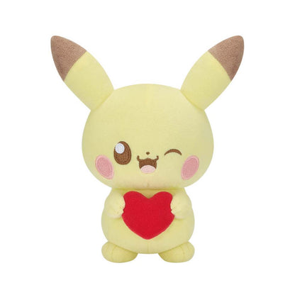 Pokémon | Pokepeace Mellow Heart | Pikachu (Heart) Small Plush