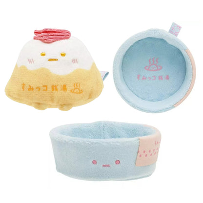 Sumikko Gurashi | Public Bath | Yama (Red Fuji) & Wash Tub Tenori Mini Plush Set | Shop Limited