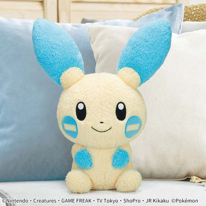 Pokémon | Hokkori Healing | Minun Fluffy Super Big Plush