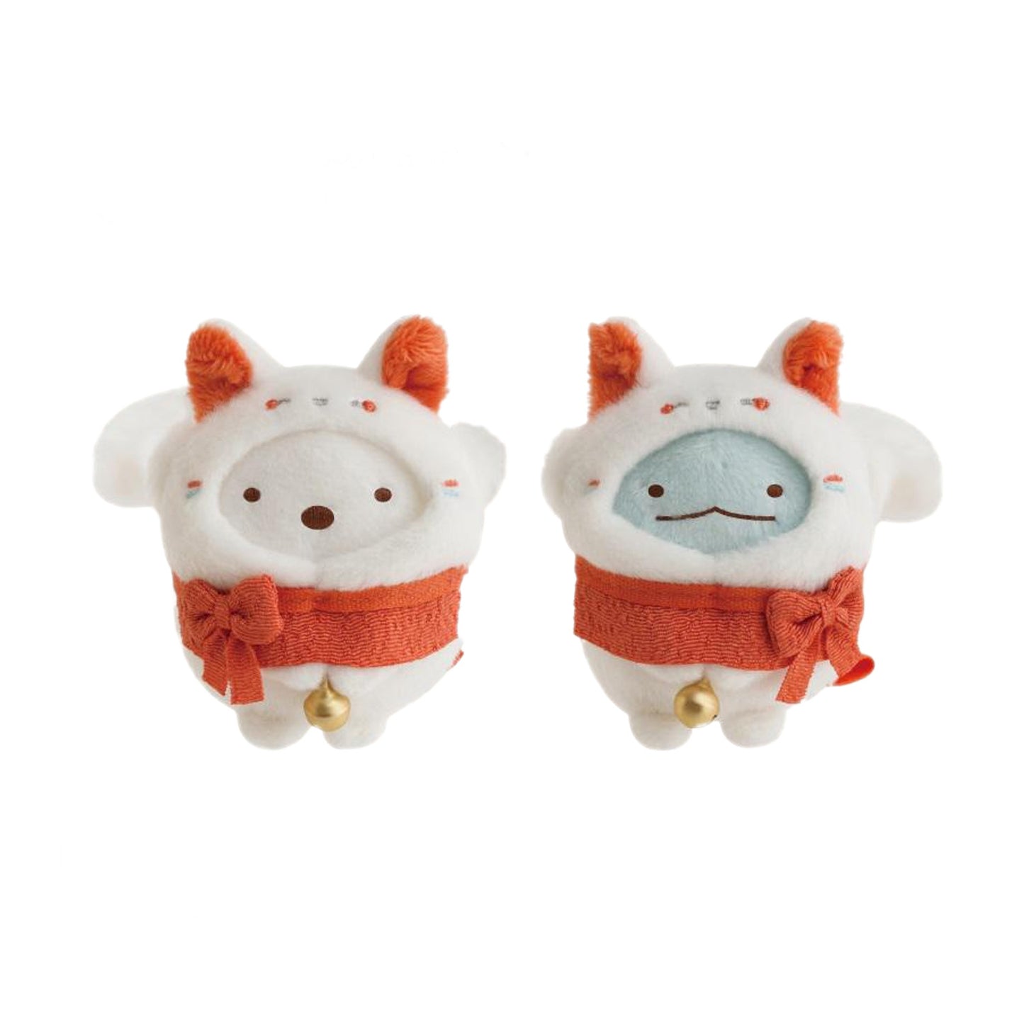 Sumikko Gurashi | Shirokuma & Tokage (White Fox) Tenori Mini Plush Set | Shop Limited