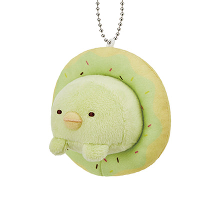 Sumikko Gurashi | Donut Rings | Penguin? Keychain Mini Plush