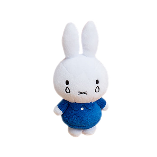 Miffy | Varies Faces | Miffy (Sobbing) Blue Keychain Small Plush