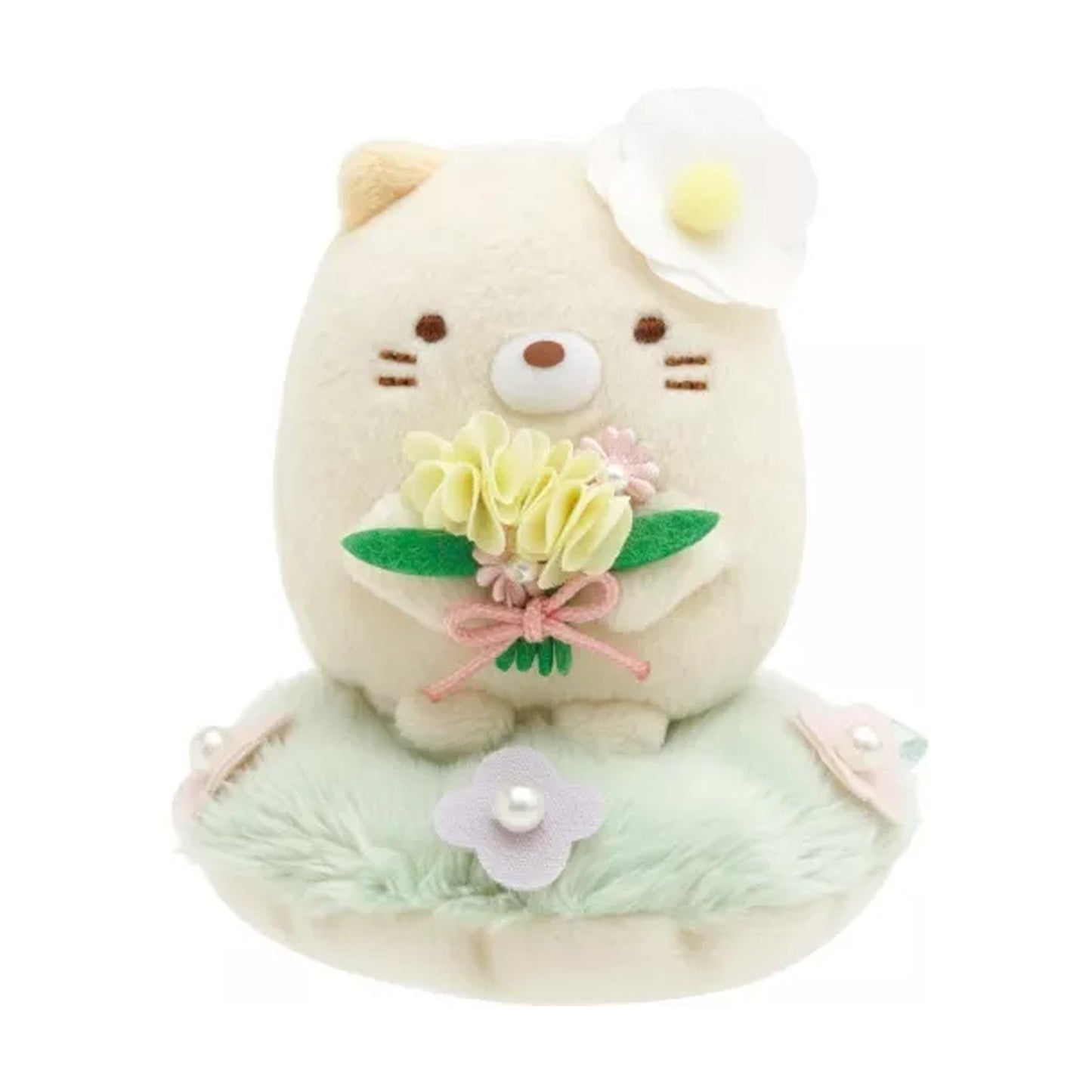 Sumikko Gurashi | Zassou & Fairy's Flower Garden | Neko Cat Mini Plush