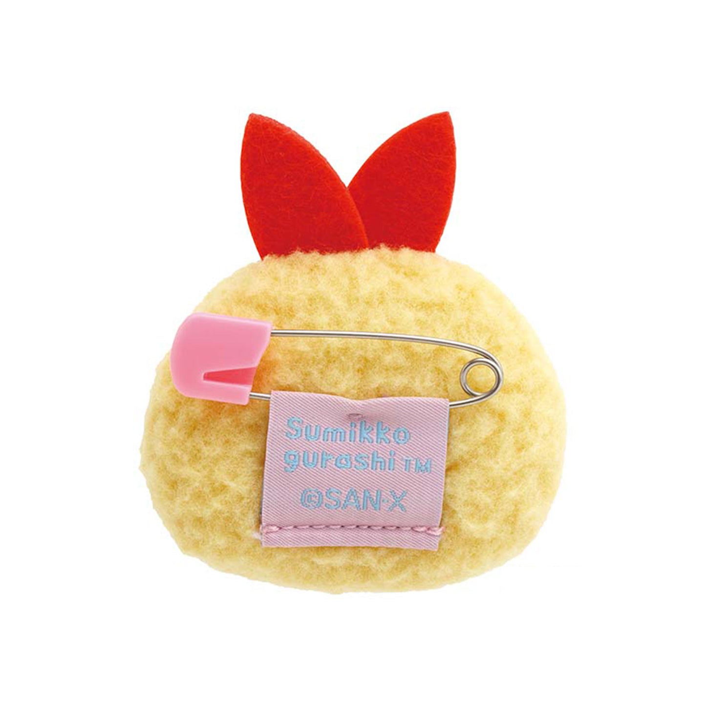 Sumikko Gurashi | Emoji Series | Ebifurai no Shippo (Meh) Mini Plush Badge