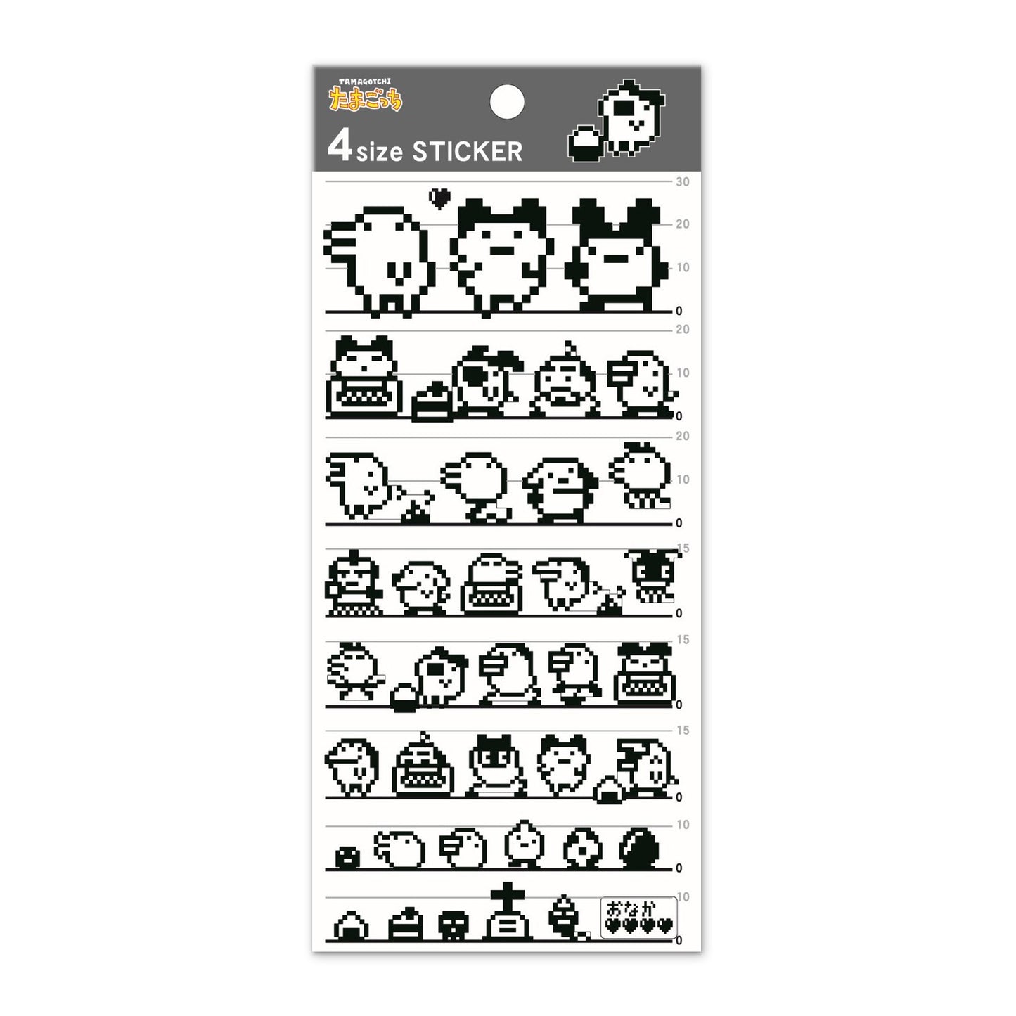 Tamagotchi | 4-size | Classic Pixel Stickers