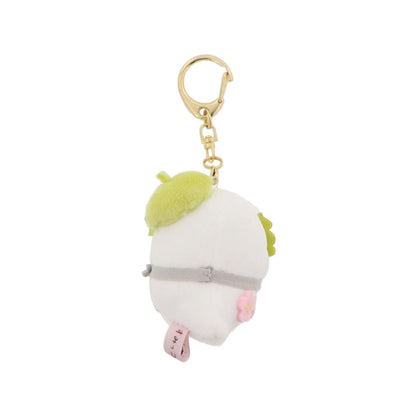 Sumikko Gurashi | Shimizuzaka Store Limited | Ghost Obake (Matcha Cafe) Tenori Keychain Mini Plush