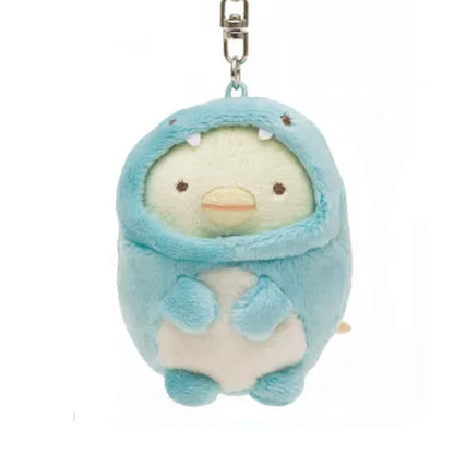 Sumikko Gurashi | Tokage & Mother | Penguin? (Dinosaur) Keychain Tenori Mini Plush