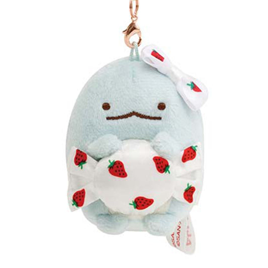 Sumikko Gurashi | Sakuma Strawberry Milk Candy | Tokage Keychain Tenori Mini Plush