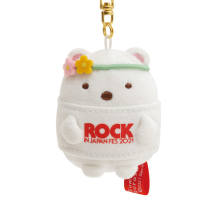 Sumikko Gurashi | Rock in Japan Fes 2021 | Shirokuma Keychain Tenori Mini Plush | Collab Limited