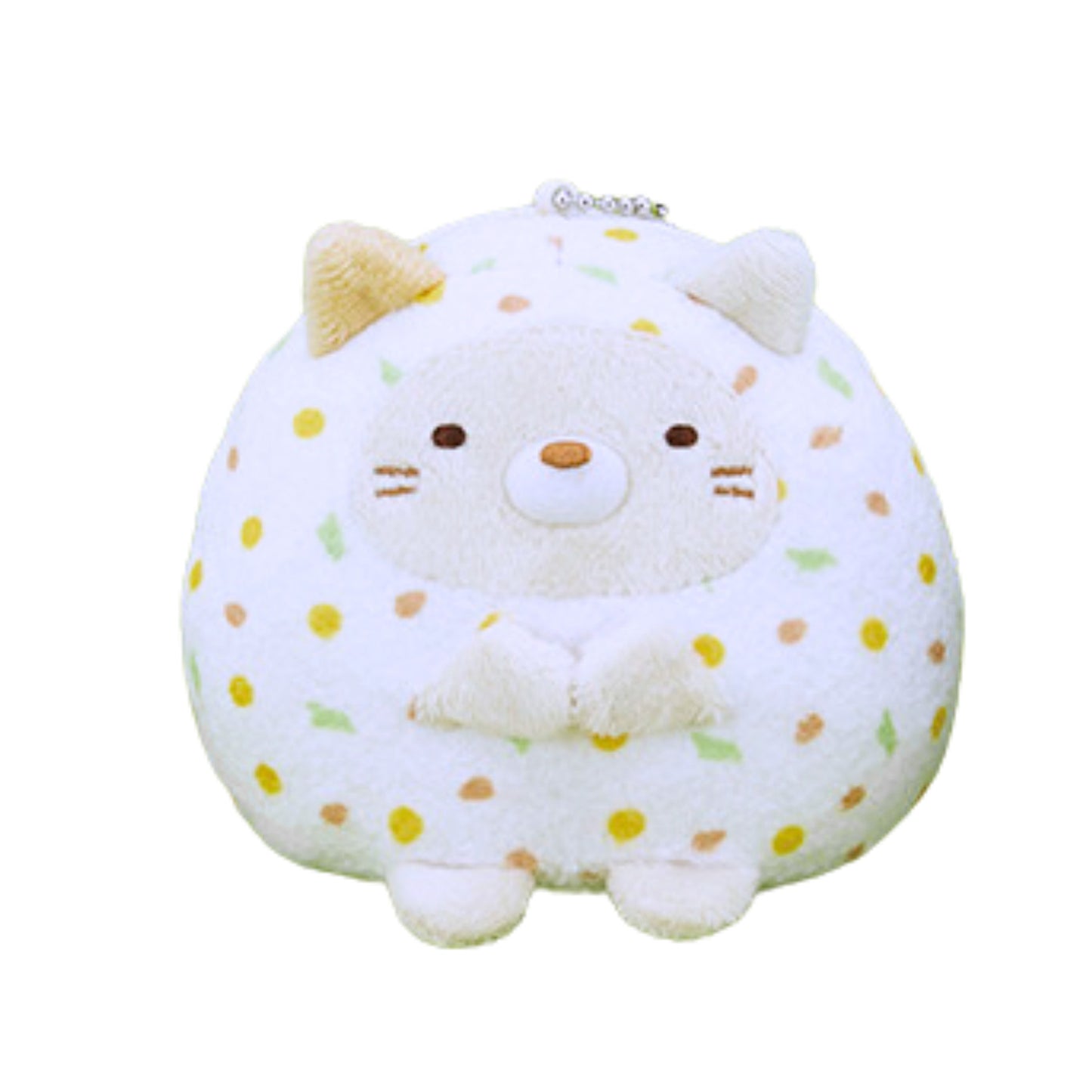 Sumikko Gurashi | Lunch Series | Neko Cat (Rice Ball) Keychain Mini Plush