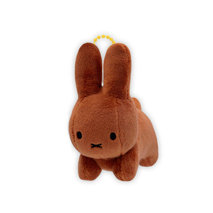 Bruna Animal | Rabbit & Elephant | Miffy Rabbit Brown Keychain Small Plush